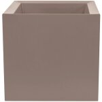 Wellhome - pot de fleur carré cubo dan - i 50x50x50 cm en polyéthylène ciment Wellhome - pot de fleur carré cubo dan - i 50x50x50 cm en polyéthylène ciment