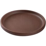 Pot de fleurs en c�ramique marron de 18 cm de diam�tre ext�rieur, adapt� aux bacs � fleurs int�rieurs ...