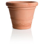 Pot de fleurs chianti en plastique - terracotta - d 100 cm - livraison gratuite