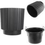 Kadax - pot de fleurs dcoratif avec insert intrieur - rond - en plastique - pour l'intrieur et l'extrieur ...