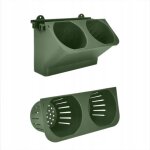 Pot de fleurs double mural avec arrosage 24 cm cascade verticale modulaire