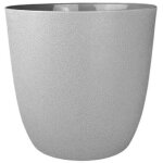 Pot de fleurs �cologique en platine 12x12, 8cm turo