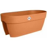 Pot de fleurs elho vibia campana flower bridge 60 - marron - l 26 x b 59 x h 22 cm - balcon / ext�rieur ...