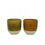 Pot de fleurs en gr�s mixte 12 cm