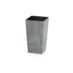 Le poisson qui jardine - pot de fleurs imitation bton fonc 91 l 40 x 40 x 75