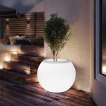 Pot de fleurs led �tanche color� , parfait pour les plantes d'int�rieur et d'ext�rieur , livr� avec t�l�comman ...