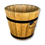 Pot de fleur en pin 50xh45 chêne (export) Pot de fleur en pin 50xh45 chêne (export)