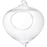 Pot de fleurs pour plantes succulentes, vase en verre suspendu, d�coration de jardin pour la maison