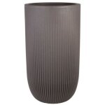 Pot de fleur strata tall pacific grand 35 x 62 cm cappuccino plastique recyclable