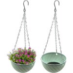 Pots de fleurs  suspendre - 2 pices jardiniere suspendue, panier de fleurs  suspendre, pot de fleur ...