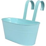 Pot de fleurs suspendu d'ext�rieur, couleurs - en - ciel vibrantes, jardini�res de balcon en fer polyvalentes, ...