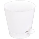 Pots de fleurs avec trous de drainage et soucoupes, en plastique, pot de plantation pour plantes d'int�rieur ...