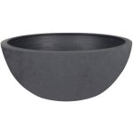 Pot de fleurs vasque basalt up � 24, 5 x 10, 5 cm - 3, 3 l - gris anthracite - eda