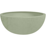 Pot de fleurs vasque basalt up � 40 x 16, 5 cm - 14, 9 l - vert amande - eda