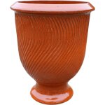 Provencelia - pot grande taille d'extérieur morgane 55x69cm rouille automnale, fait main en terre cuite ... Provencelia - pot grande taille d'extérieur morgane 55x69cm rouille automnale, fait main en terre cuite ...