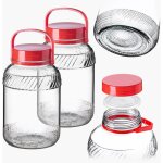 Pot kadax bocal en verre 5l avec bouchon et anse pour dcaper le chou colis 2