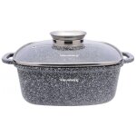 Marmite avec revtement en marbre 4, 4 l 24 cm klausberg kb - 7530