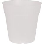 Pot orchidée plastique blanc opaque 11x10, 5cm Pot orchidée plastique blanc opaque 11x10, 5cm
