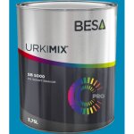 Pot de peinture polyur�thane / bi composant bleu clair ral 5012 satin - 500 gr