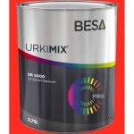 Pot de peinture polyur�thane / bi composant rouge brillant ral 3024 brillant - 500 gr