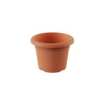 Pot rond en terre cuite �100mm marron