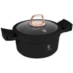 Marmite avec revtement en titane 2, 8 l 20 cm berlinger haus black rose bh - 1456