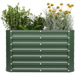 Potager surleve high grow straight, 600 l en acier galvalume anti rouille, ergonomique & facile  assembler, ...