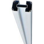 Poteau de cl�ture en aluminium blanc - haut 200cm