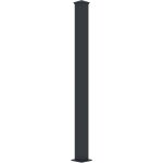 Casanoov - poteau eifel 10x10cm aluminium h. 166cm gris anthracite