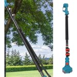 Poteau d'extension t�lescopique de 7, 21 pieds, tige t�lescopique de s�cateur �lectrique pour bl1830b ...