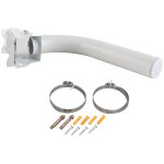 Poteau de montage d'antenne , support de poteau d'antenne r�glable pour station m�t�o