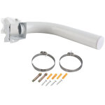 Poteau de montage d'antenne , support de poteau d'antenne r�glable pour station m�t�o