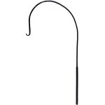 Potence xxl arrondie en mtal noir 150 cm