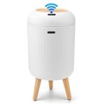 Poubelle automatique 10 l � capteur - poubelle �lectrique avec couvercle pour cuisine et salle de bain ...