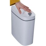 Poubelle automatique 14 litres sans contact ouverture pied cuisine salle de bain bureau