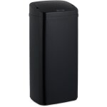 Poubelle automatique, 40 litres, � capteur, couvercle �lectrique, support pour sac, cuisine, en inox, ...