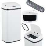Poubelle automatique, 40 litres, couvercle lectrique, avec support pour sac, seau cuisine, en acier, ...