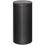 Poubelle automatique delta en mtal noir 40l - 5five