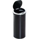 Poubelle automatique - homcom - 42 l - capteur de mouvement et bac interne amovible - en acier galvanis� ...