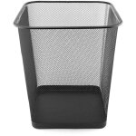 Poubelle bureau 18l - corbeille papier en treillis m�tal maille, corbeilles pour bureau, chambre, poubelle ...