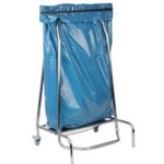 Poubelle ciseau inox, largeur de pince 600 mm