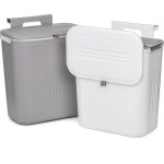 [jamais utilis�]poubelle � compost de cuisine 2 pi�ces, poubelle suspendue avec couvercle pour comptoir ...