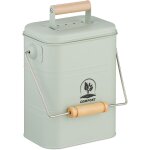 Seau � compost, 3, 5 litres, 2 filtres � charbon actif, couvercle, anse, pour la cuisine, vert menthe ...