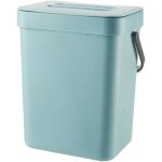 Poubelle à compost de cuisine, petit récipient de comptoir domestique en matériau pp 3l avec couvercle, ... Poubelle à compost de cuisine, petit récipient de comptoir domestique en matériau pp 3l avec couvercle, ...