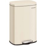 Poubelle de cuisine 50l  pdale avec seau intrieur en plastique couvercle fermeture douce anti - odeur ...