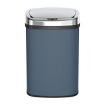 Kitchen move - jamais utilis] poubelle de cuisine automatique - majestic 58 l - inox gris mat avec cerclage ...