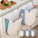 Poubelle de cuisine, bac � compost de cuisine, pliable, en plastique, rangement suspendu et r�tractable, ...
