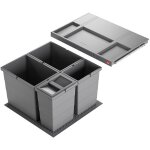 Poubelle de cuisine encastrable as allegro s295 2x18l + 2x8l hailo