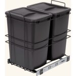 Cuisissimo ? poubelle sous �vier encastrable 2 x 35 litres ? m�canisme manuel ? largeur minimale 40 cm ...