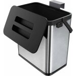 Poubelle de cuisine murale pour porte de placard - poubelle suspendue en acier inoxydable anti - empreintes ...